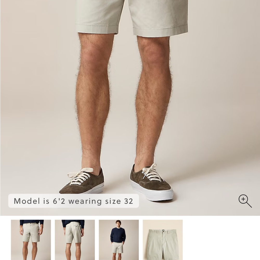 J. Crew Men's 9” Flat Front Shorts